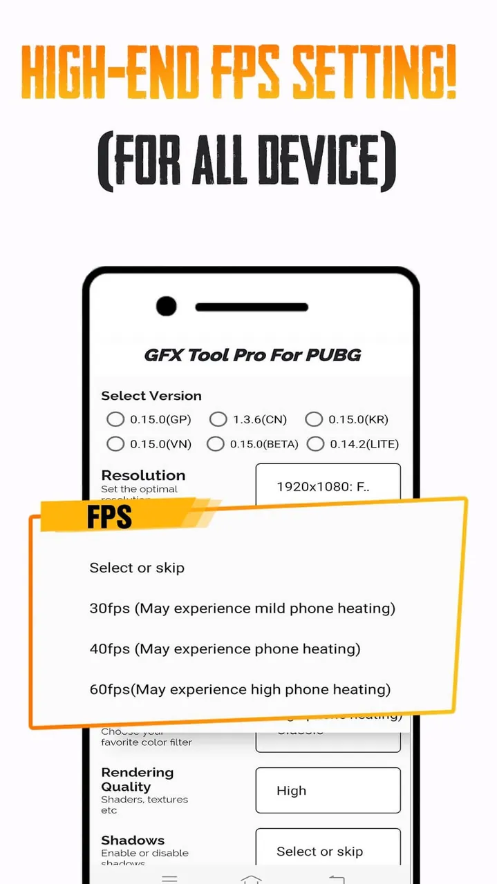 GFX Tool PUBG Pro screenshot 3