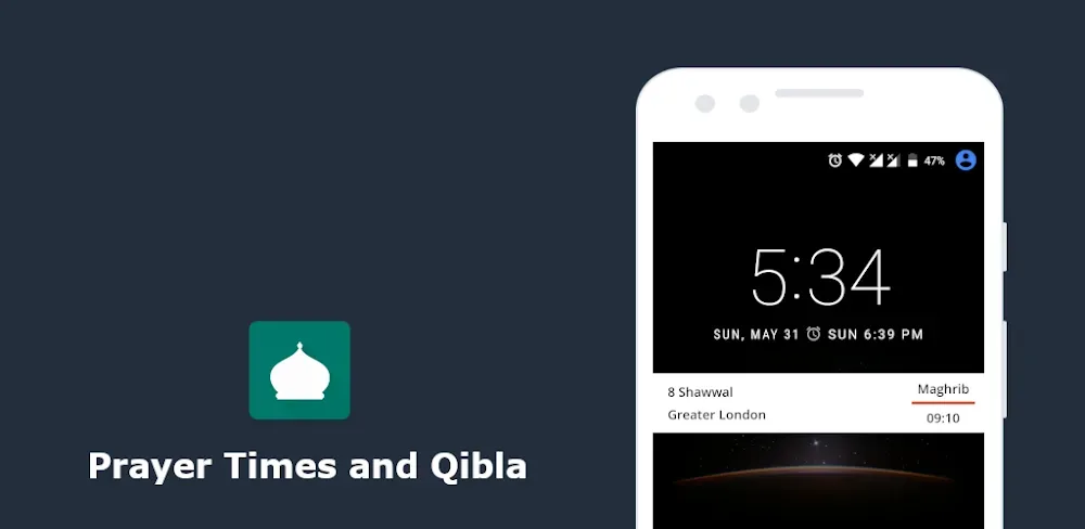 Prayer Times and Qibla screenshot 1