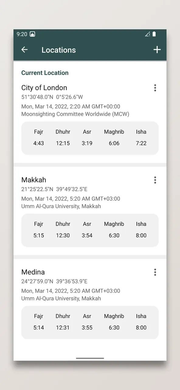 Prayer Times and Qibla screenshot 6