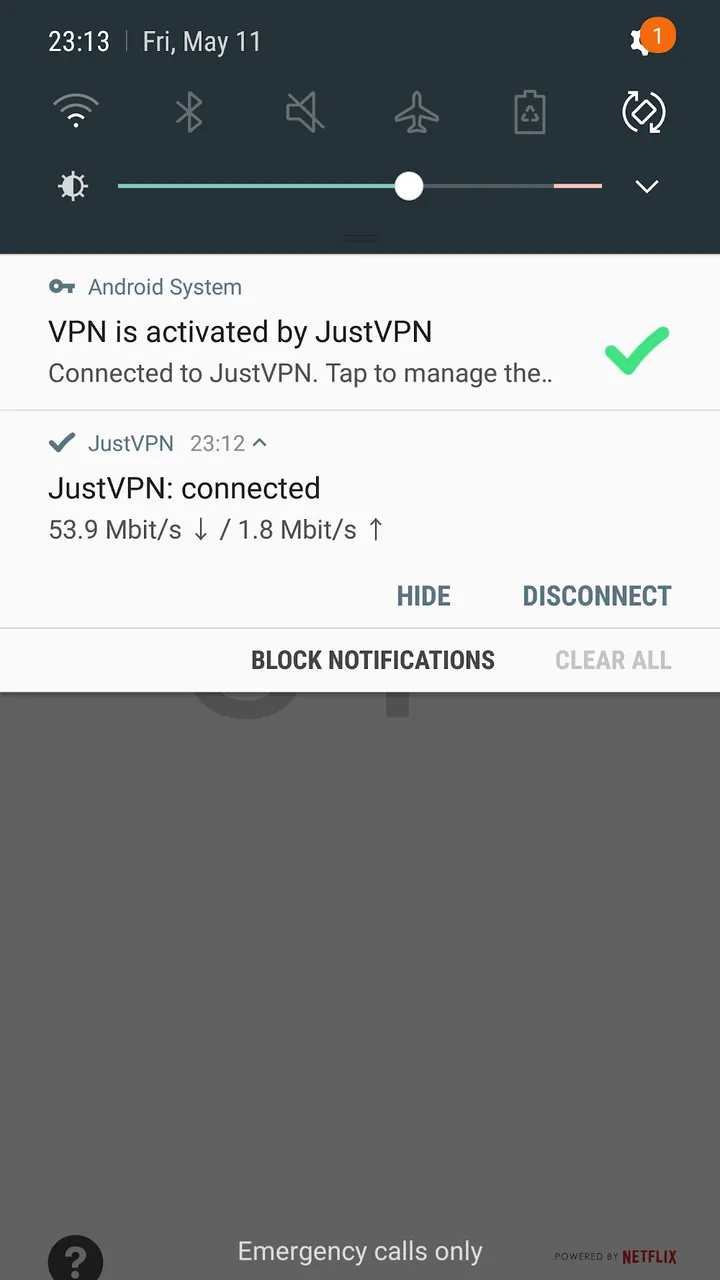 JustVPN screenshot 4