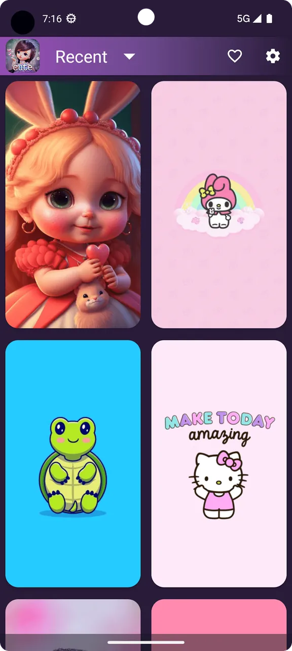 Cute Wallpapers screenshot 2
