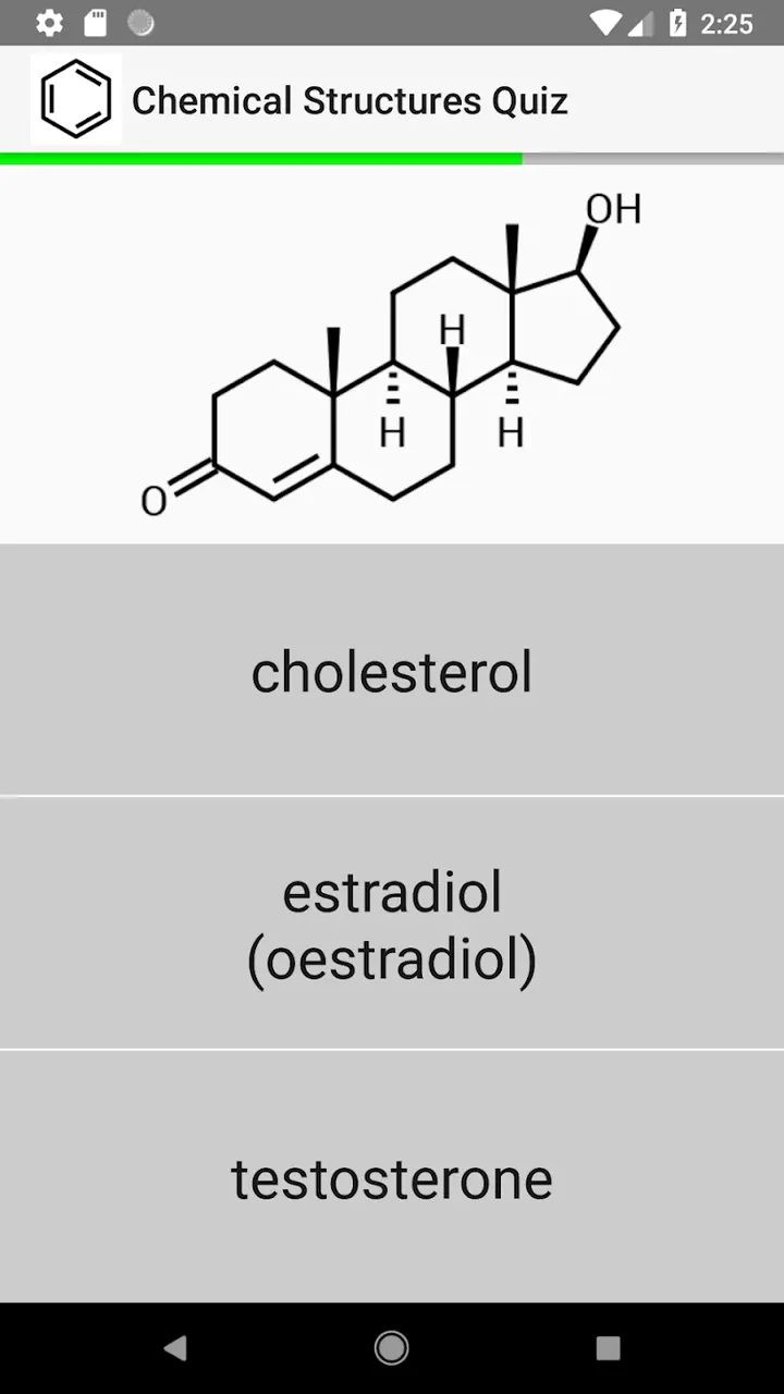 Chemical Structures Quiz screenshot 5