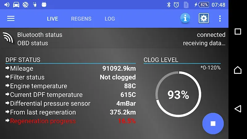 DPF Monitor screenshot 6