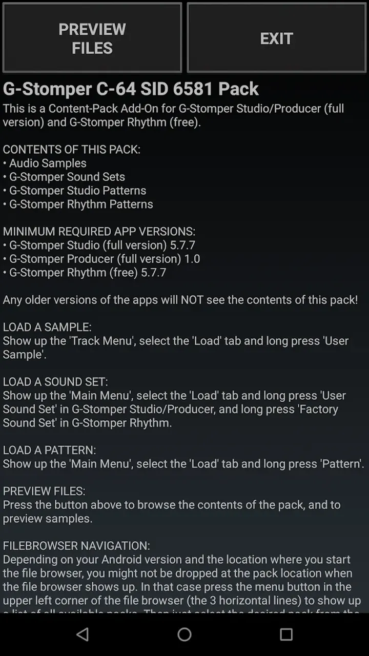 G-Stomper C-64 SID 6581 Pack screenshot 2