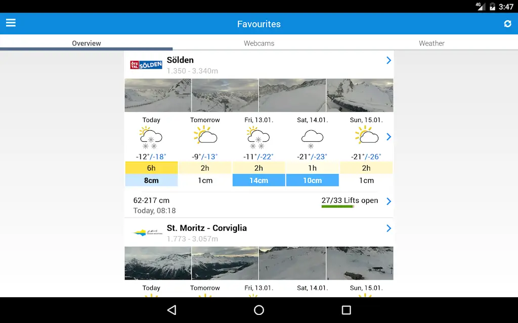 bergfex: Ski, Schnee & Wetter screenshot 5