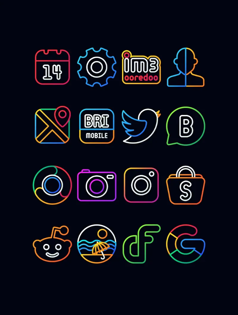 Nambula - Lines Icon Pack screenshot 2