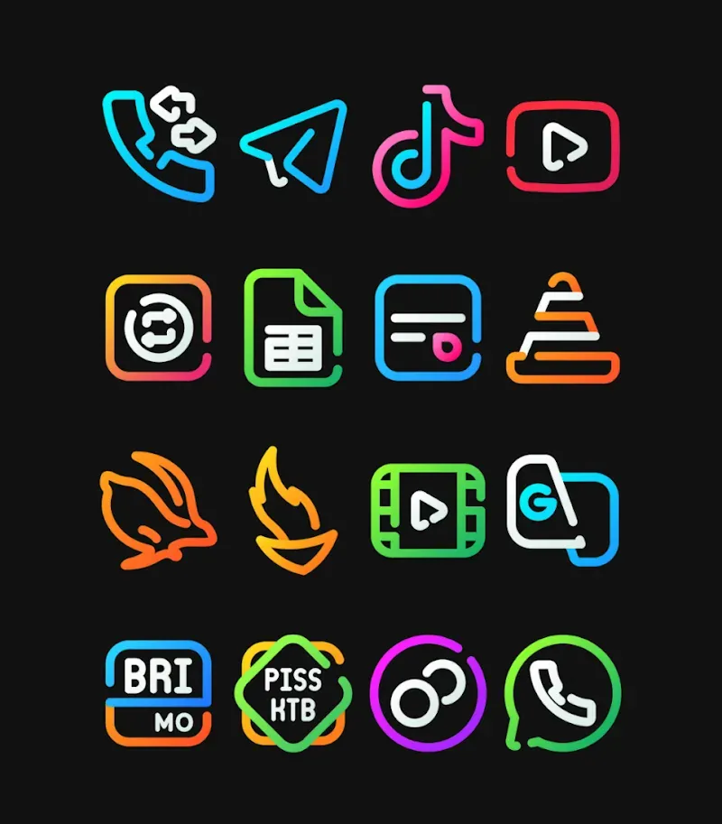LineBula - Icon Pack screenshot 2