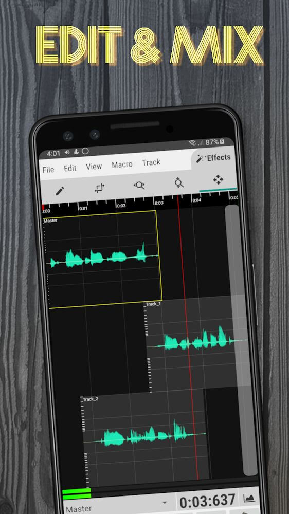 WaveEditor for Android screenshot 2