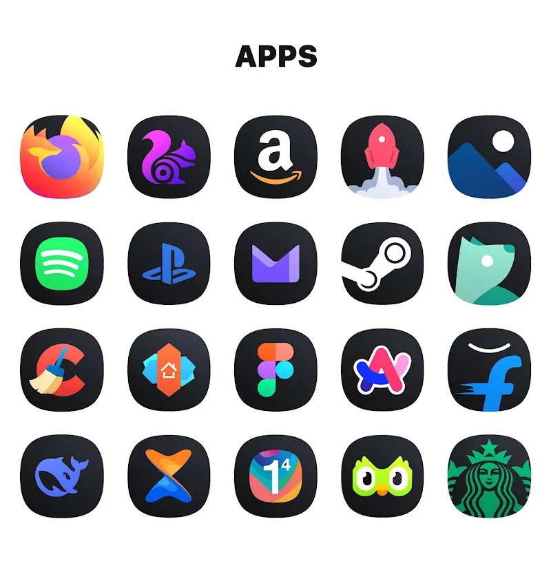 One UI Dark IconPack screenshot 5
