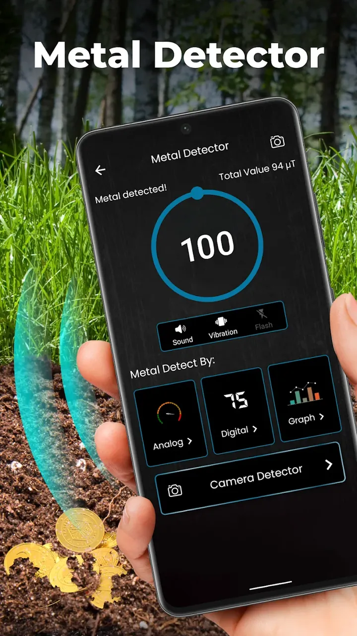 Metal Detector - Metal Finder screenshot 4
