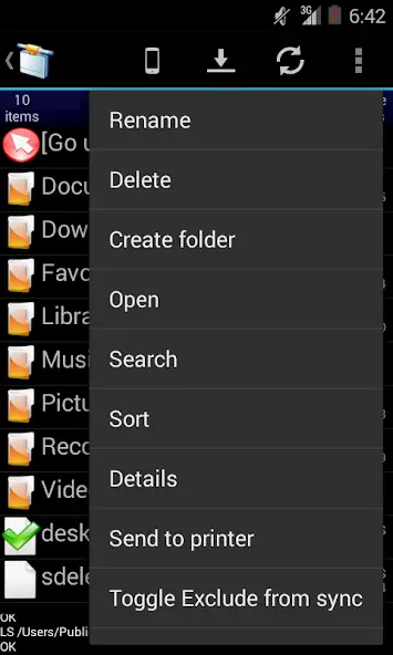AndSMB File Manager screenshot 2