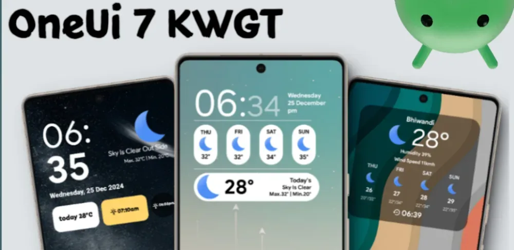 OneUi 7 KWGT screenshot 1