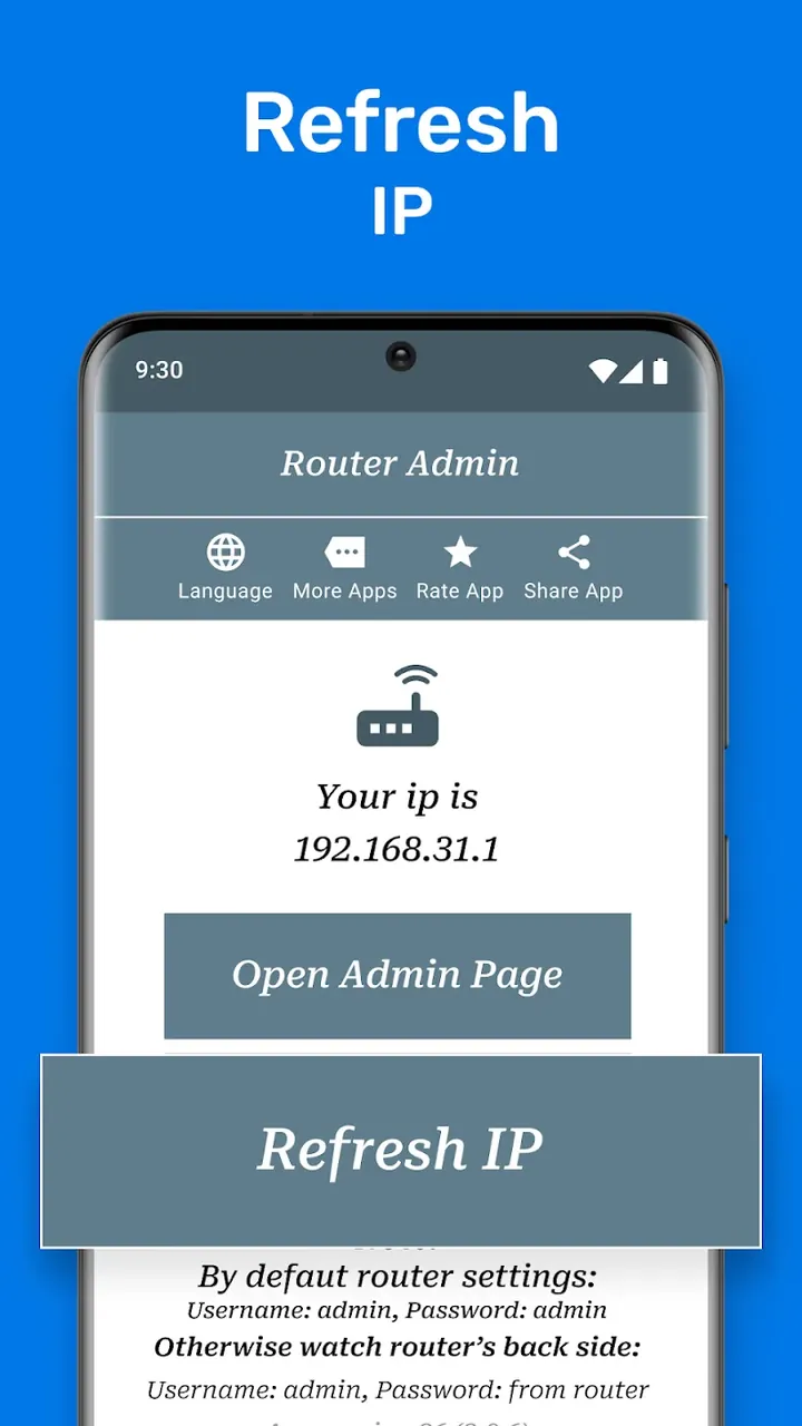 Router Admin Page screenshot 4