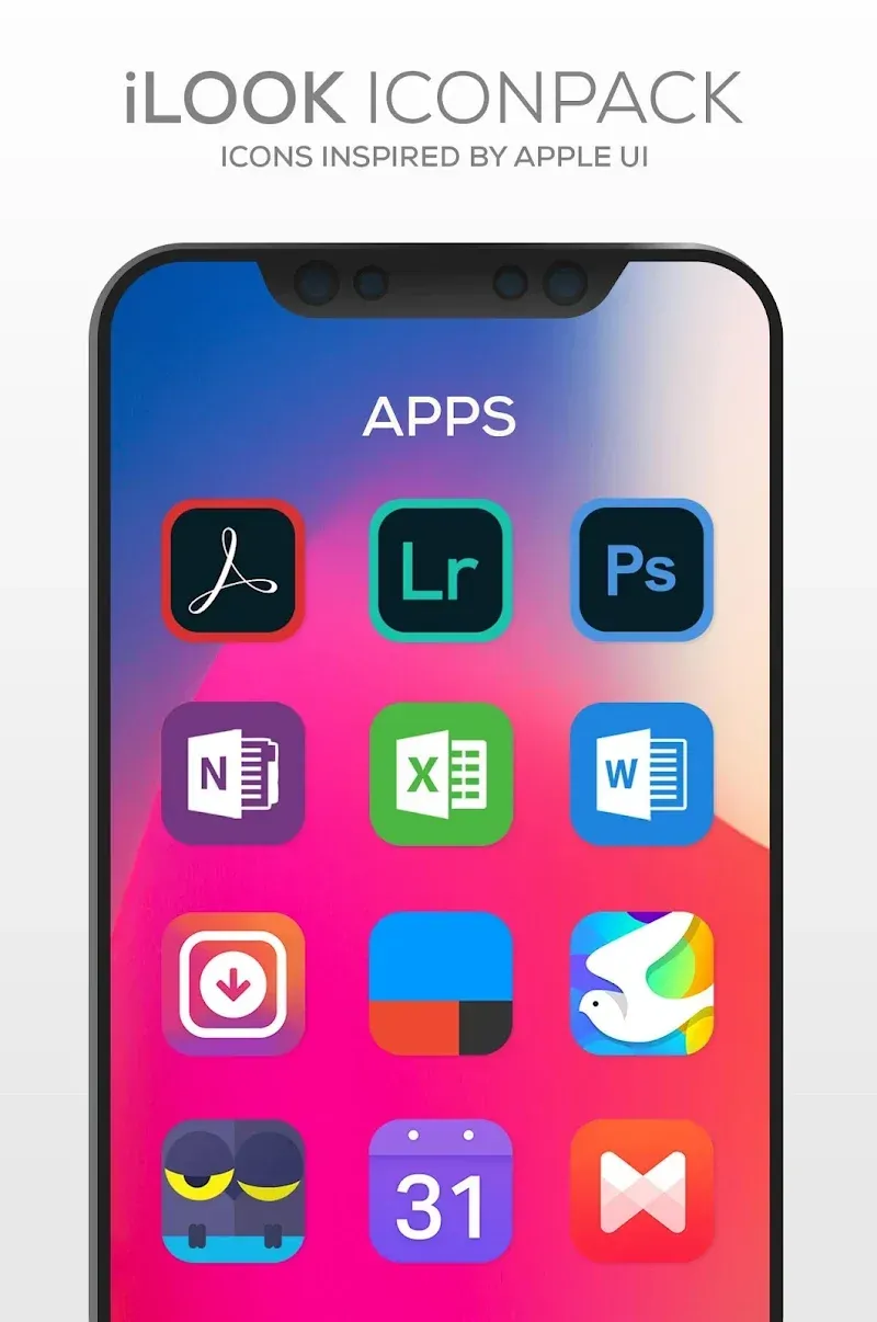 iLOOK Icon pack UX THEME screenshot 5
