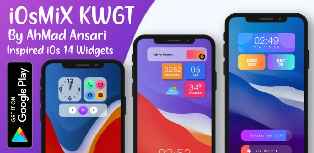 iOsMiX KWGT screenshot 1