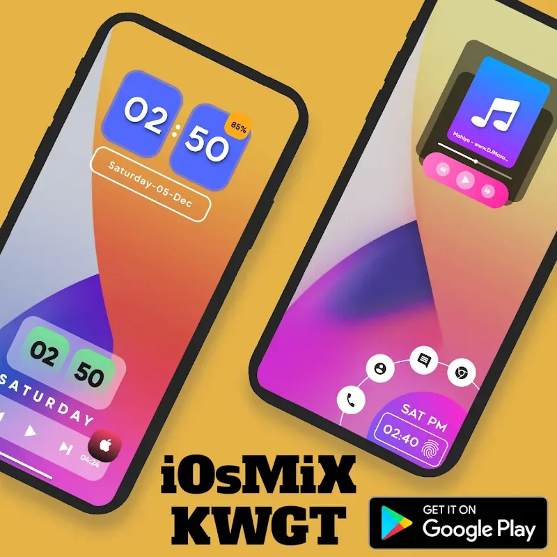 iOsMiX KWGT screenshot 6