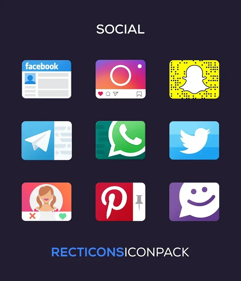 Recticons - Icon Pack screenshot 3