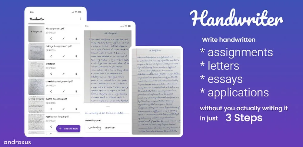 Handwriter screenshot 1