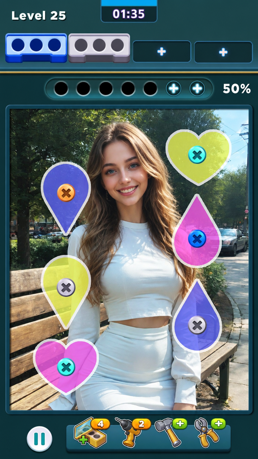 Pin & Beauty - Screw Puzzle screenshot 2