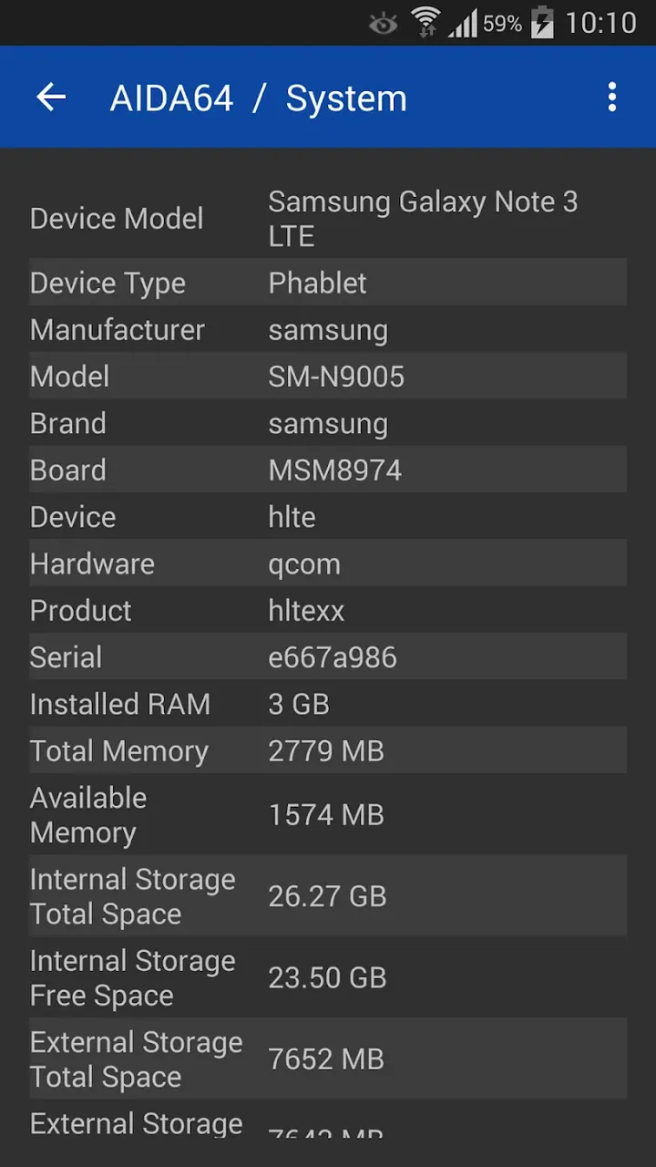 AIDA64 screenshot 2