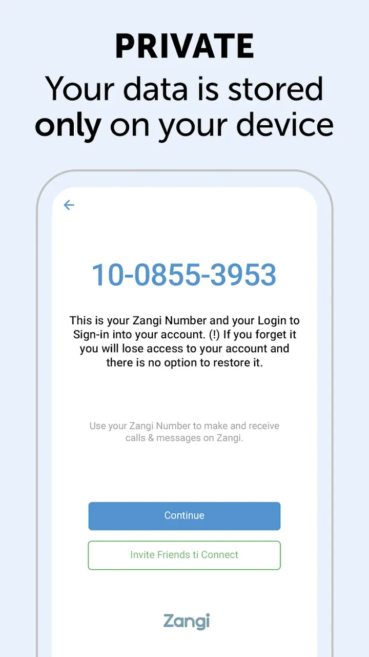 Zangi Messenger screenshot 2