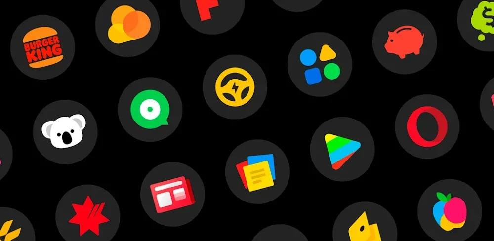 MiDark - Icon Pack (Round) screenshot 1