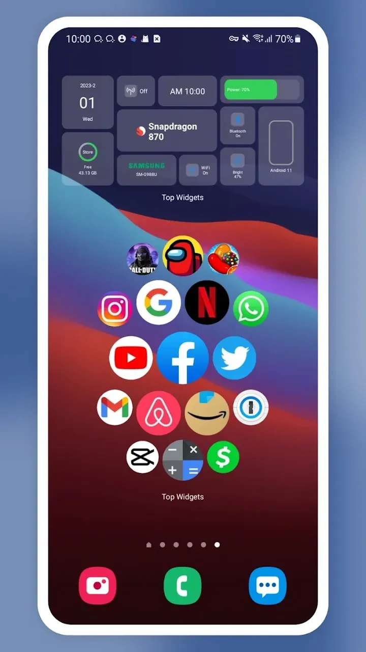 Top Widgets screenshot 3