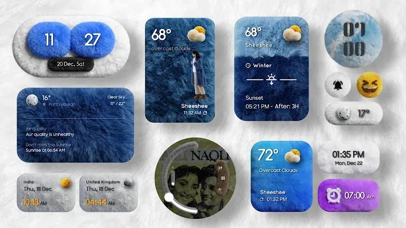 Fluffy OneUi Kwgt screenshot 3