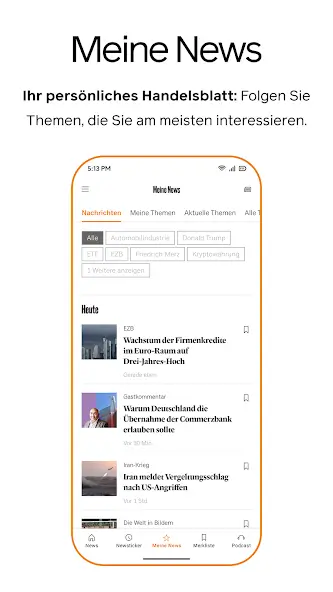 Handelsblatt - Nachrichten screenshot 4