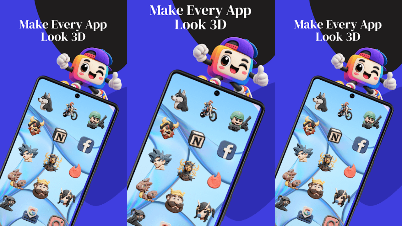 3D Toy: Colorful 3D Icon Pack screenshot 1