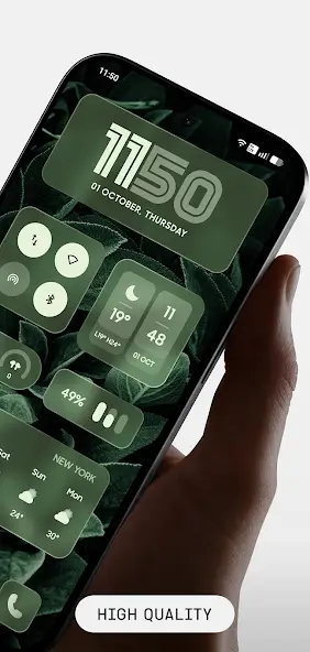 Liquid Glass Widgets : Blur screenshot 5
