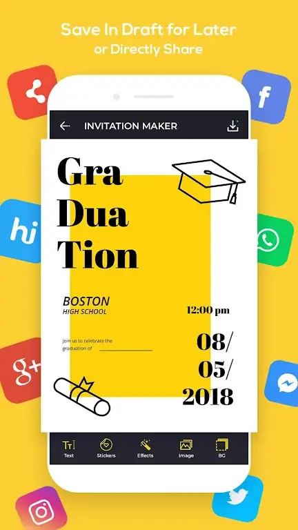 Invitation Card Maker screenshot 5