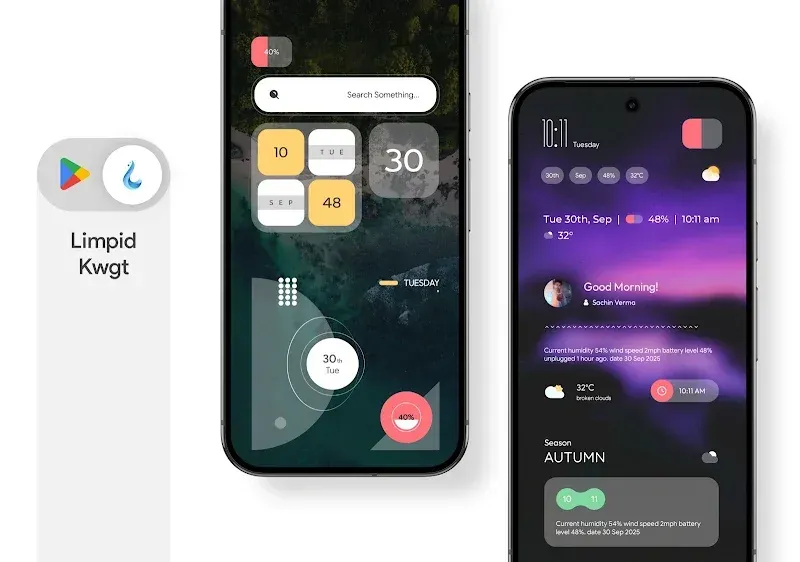 Limpid Kwgt screenshot 2