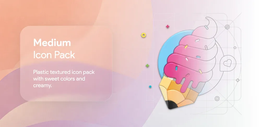Medium Icon Pack screenshot 1
