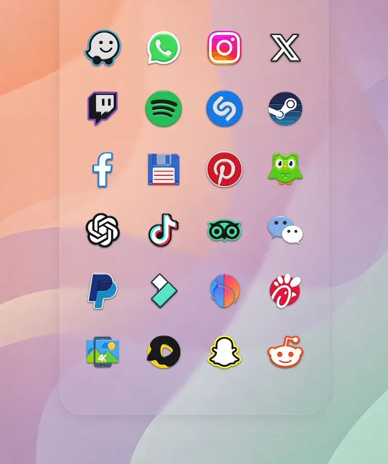 Medium Icon Pack screenshot 4