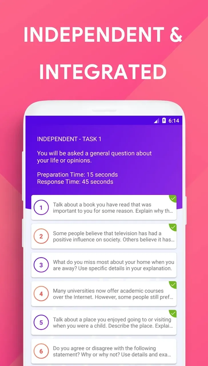 Speaking: TOEFL Speaking screenshot 3