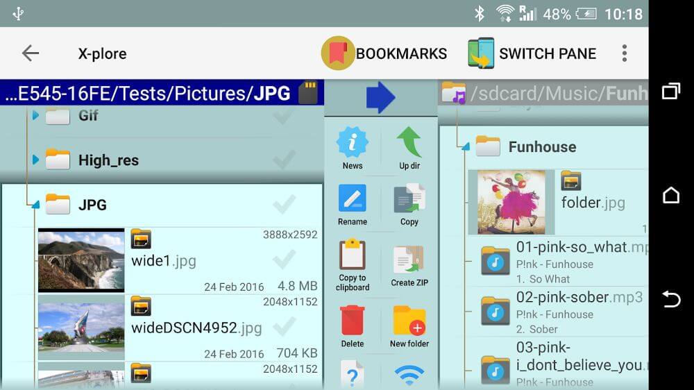X-plore File Manager screenshot 2