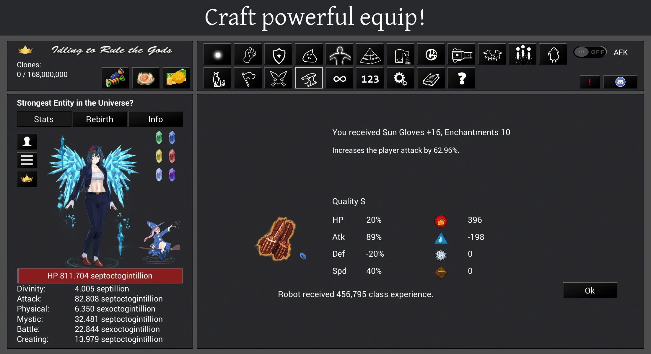 Idling to Rule the Gods screenshot 4