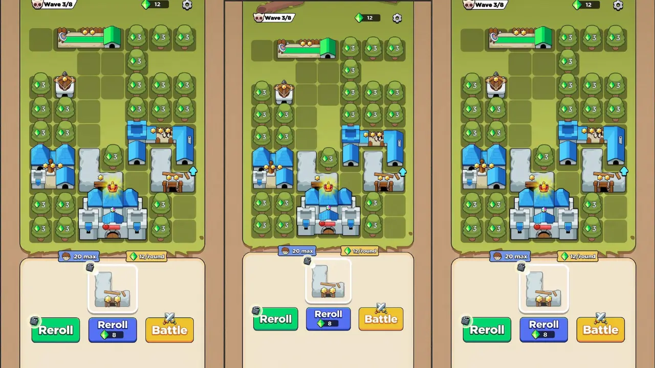 Fortress Kingdom: Merge TD screenshot 1