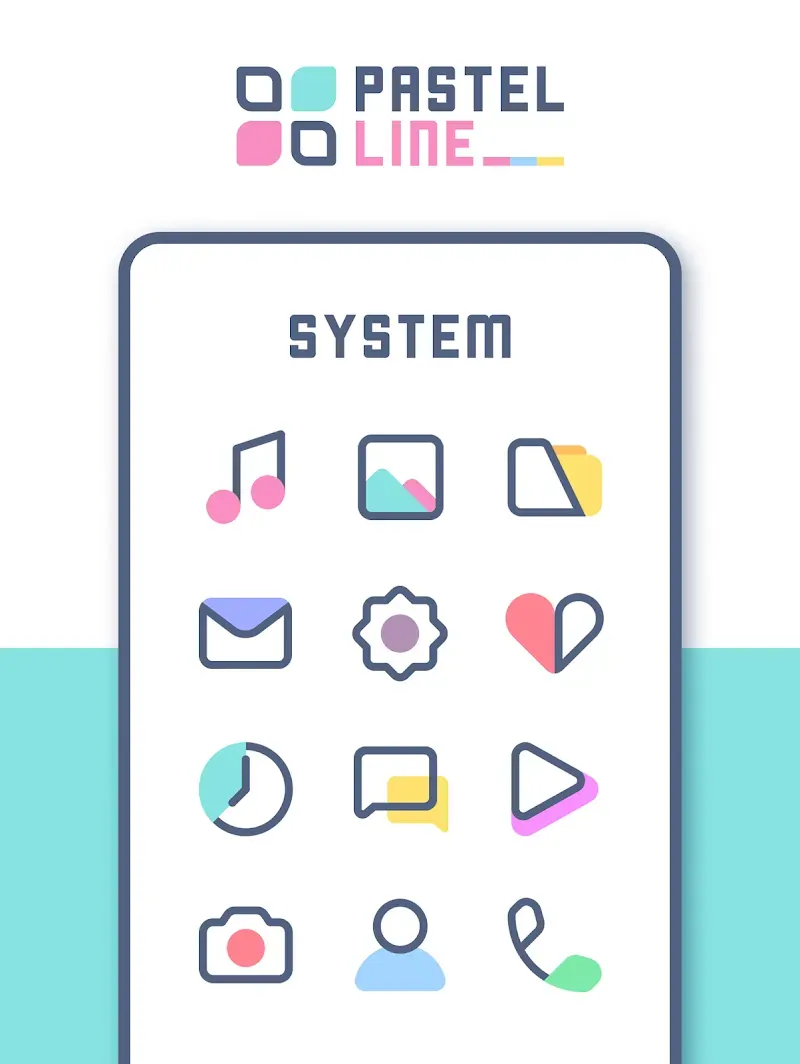 PastelLine IconPack Screenshot 3