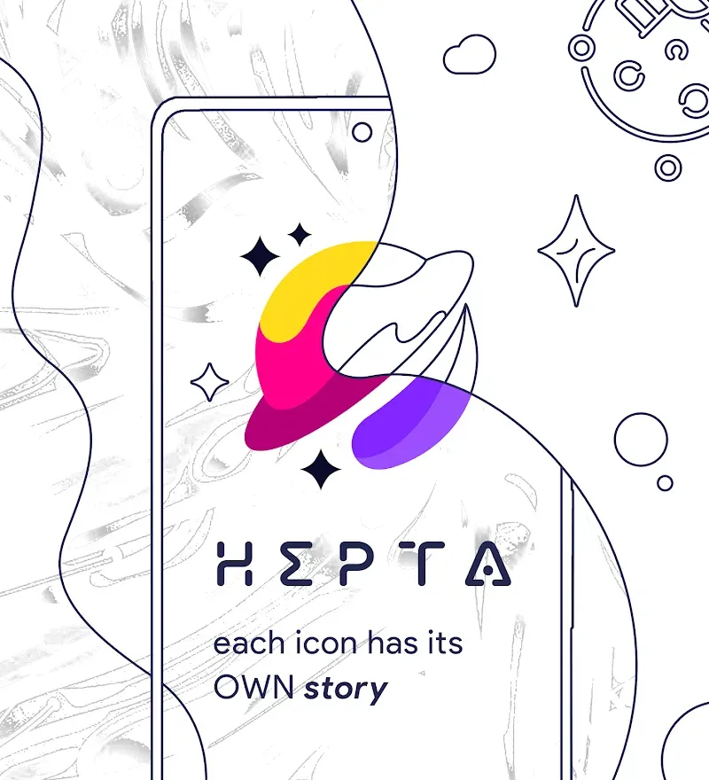 Hepta Theme, Icons, Widgets screenshot 2