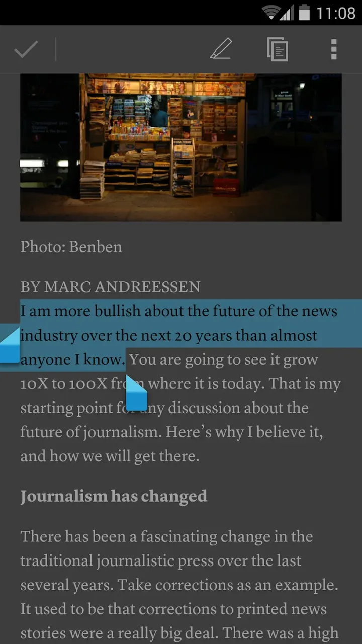 Instapaper screenshot 6