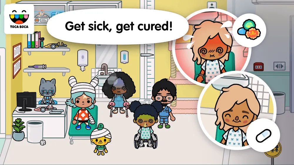 Toca Life: Hospital screenshot 4