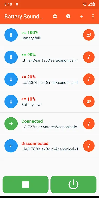 Battery Sound Notification screenshot 2