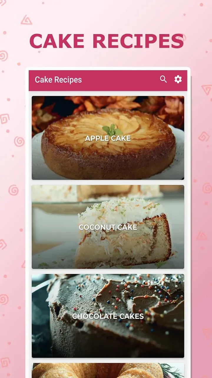 Cake recipes - Baking Cakes screenshot 2