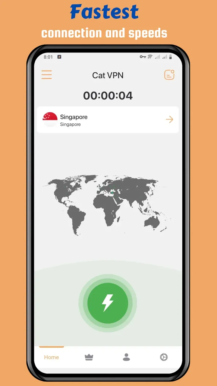 Cat VPN - Safer Internet screenshot 2