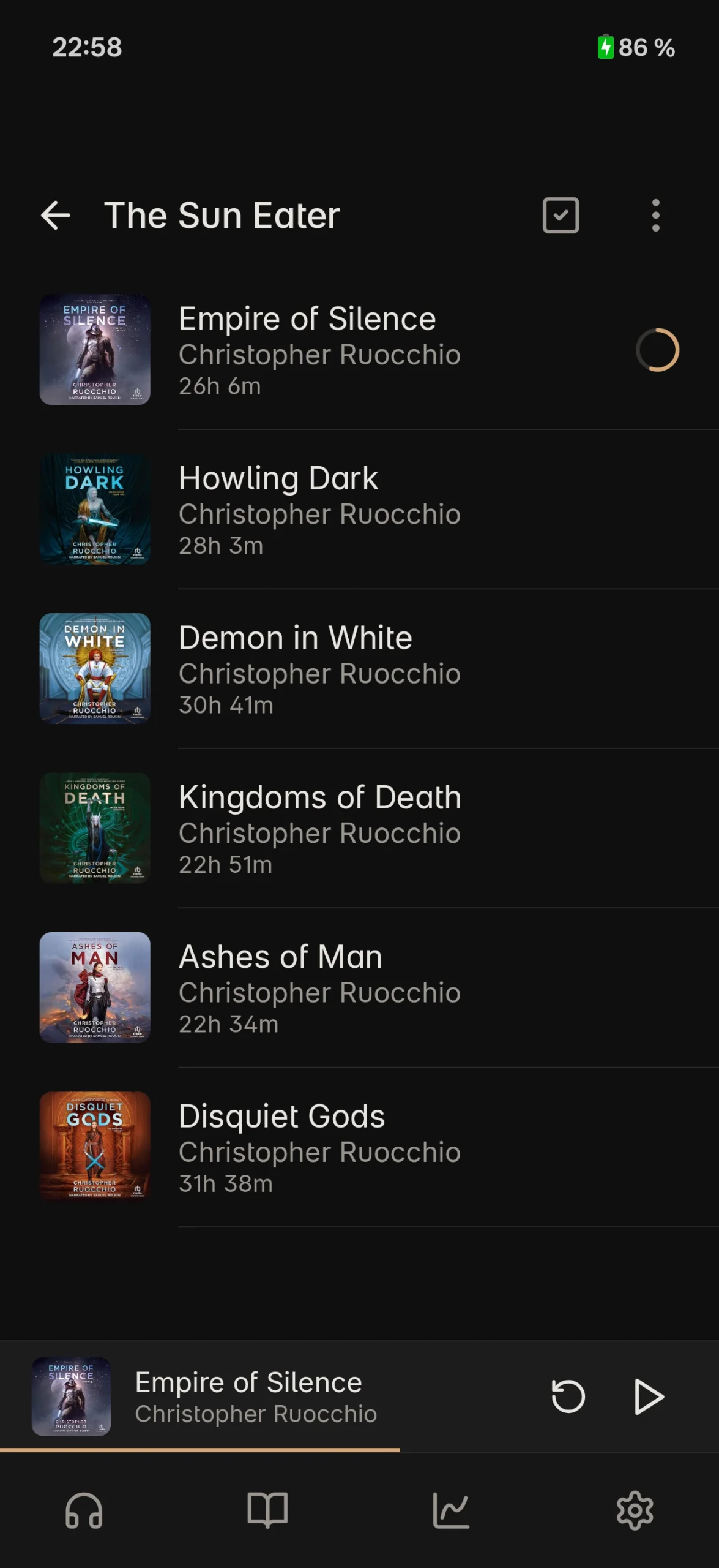 Earleaf - Audiobook Player screenshot 2