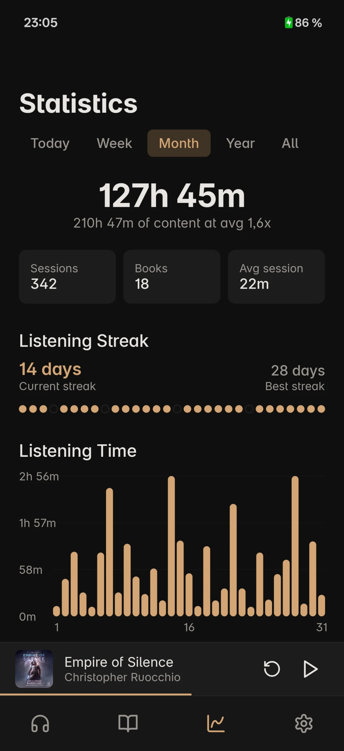 Earleaf - Audiobook Player screenshot 4