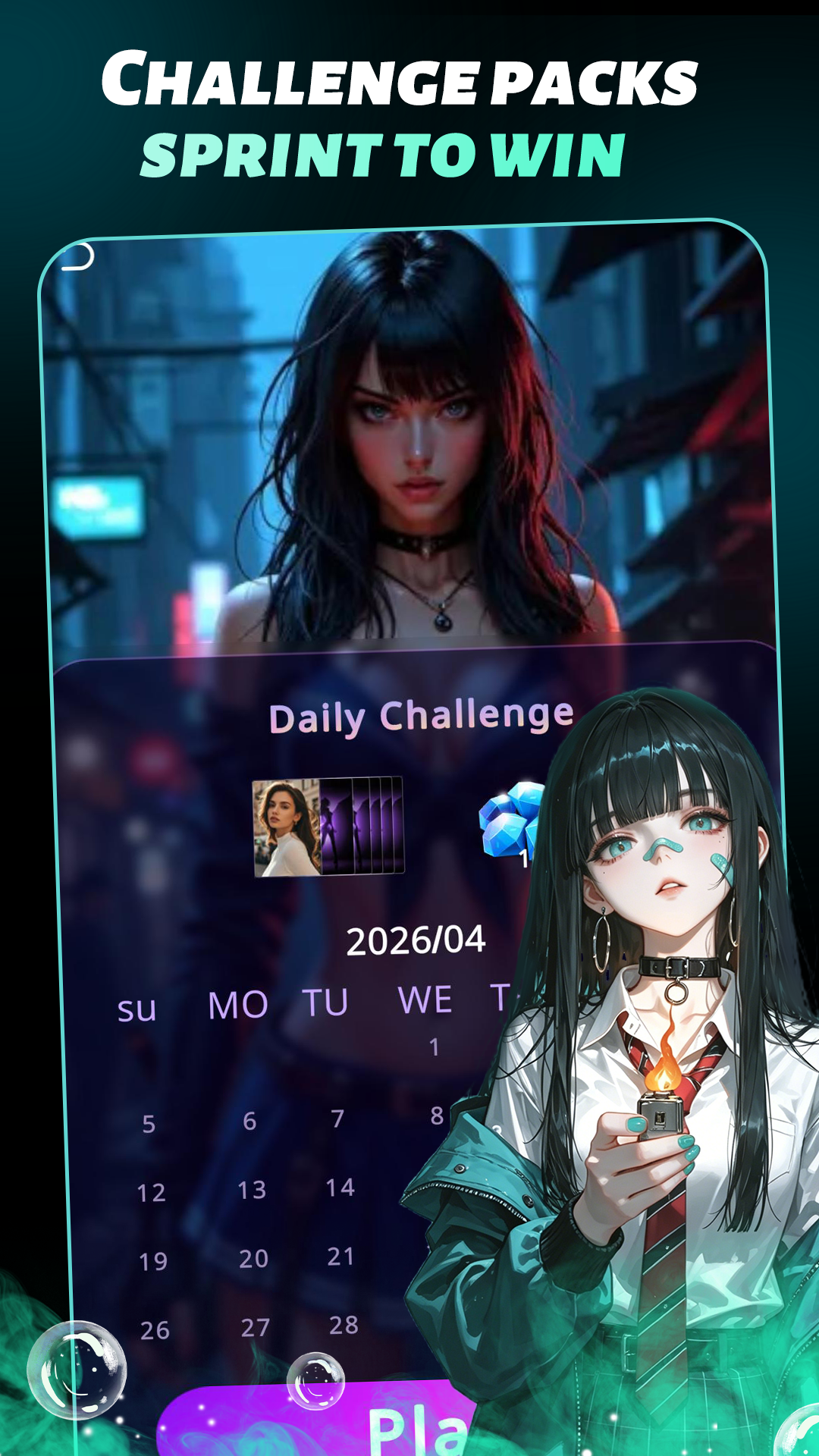 Desire Girls: Mahjong Match screenshot 3