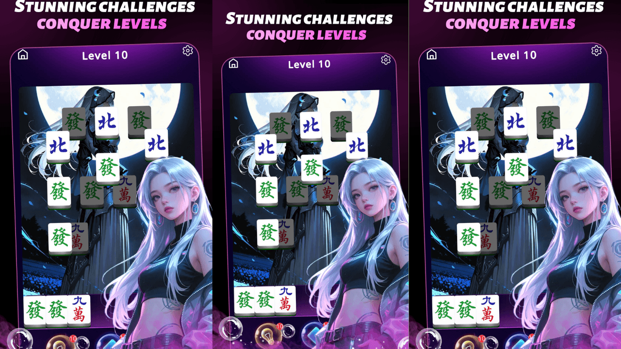 Desire Girls: Mahjong Match screenshot 1